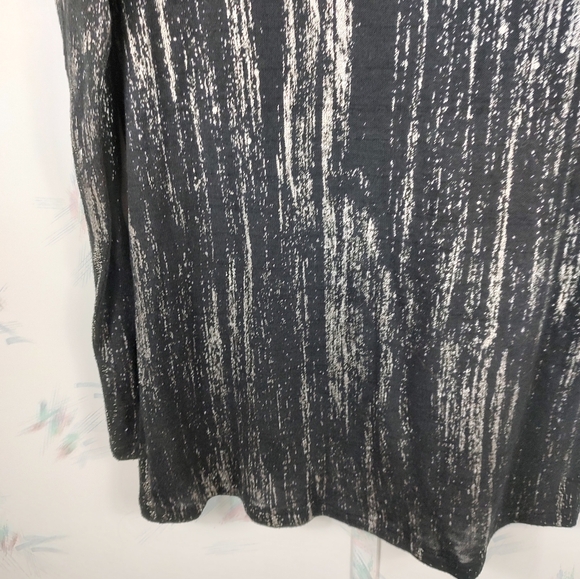 Rock & Republic Black Metallic Long Sleeve Top - Picture 8 of 8